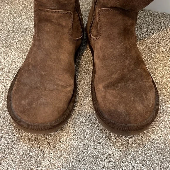 Tall Chocolate Uggs with Zipper - Picture 2 of 6